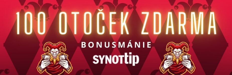 Synottip bonusmánie - 100 otoček zdarma