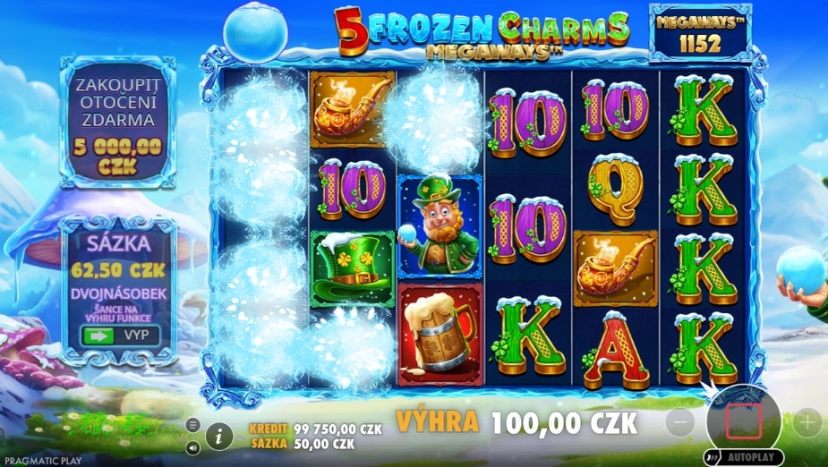 Téma a symboly 5 Frozen Charms Megaways™