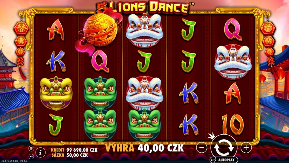 Téma a symboly 5 Lions Dance™