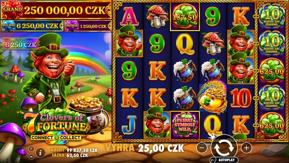 Téma a symboly 7 Clovers of Fortune