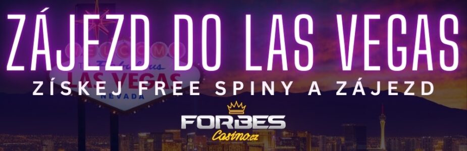 Zájezd do Las Vegas a free spiny od Forbesu