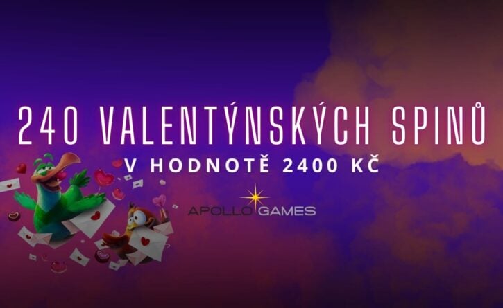 Získej valentýnské bonusy u Apollo Games