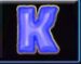 Symbol Písmeno K automatu Big Bass Bonanza Megaways™ od Pragmatic Play