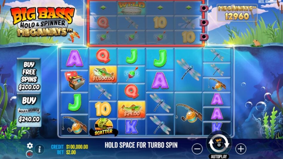Big Bass Hold & Spinner Megaways™ od Pragmatic Play