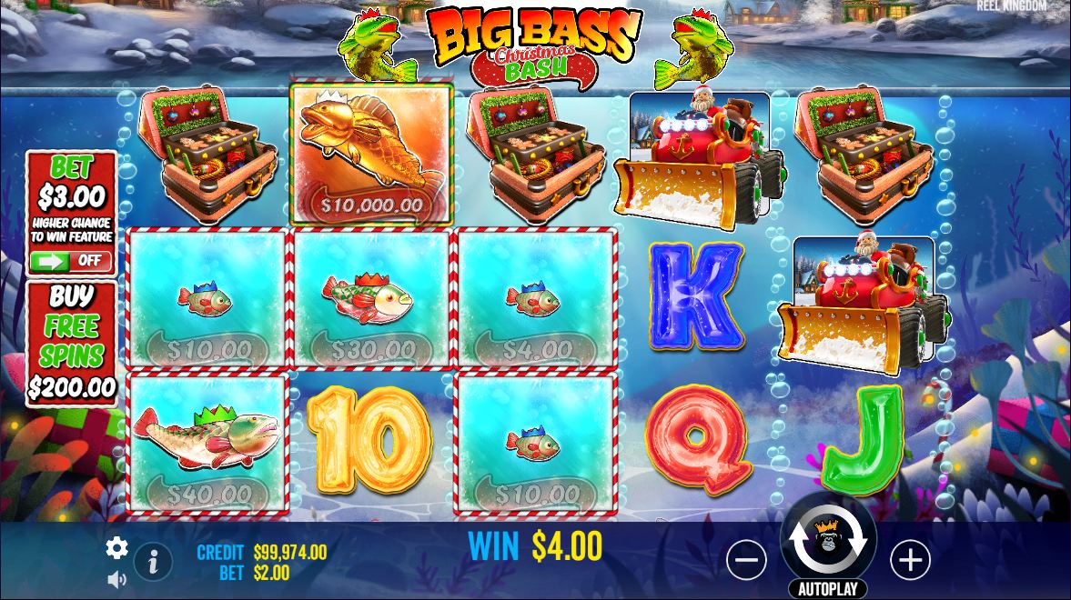 Téma a symboly Big Bass Christmas Bash™