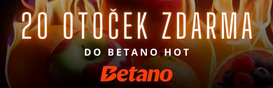 Betano - 20 otoček zdarma