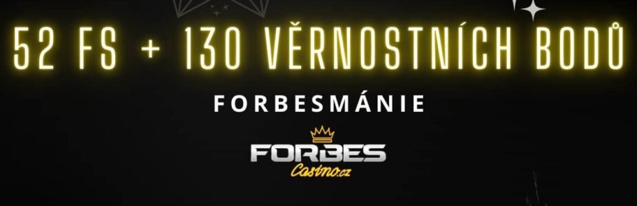 Forbes 52 free spinů a 130 věrnostních bodů