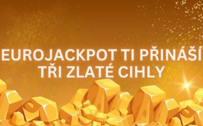 Ulov si jednu ze zlatých cihel v dnešním slosování Eurojackpotu!