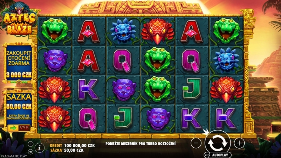 Aztec Blaze od Pragmatic Play