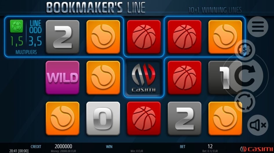 Bookmaker's Line od Casimi