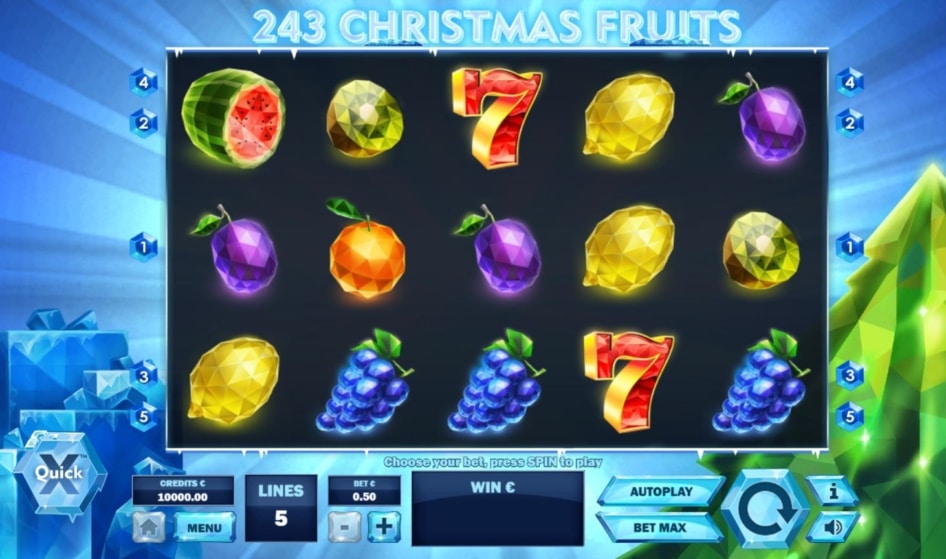 243 Christmas Fruits od Tom Horn Gaming