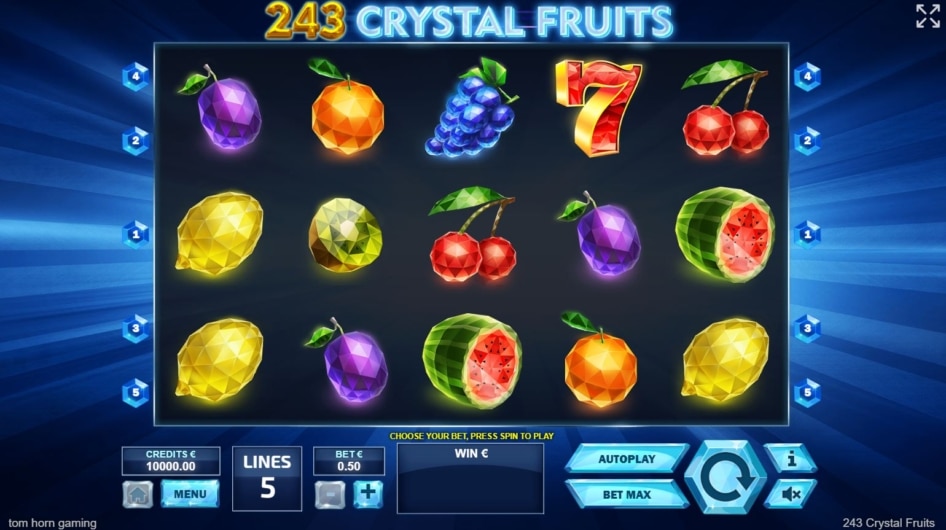 243 Crystal Fruits od Tom Horn Gaming