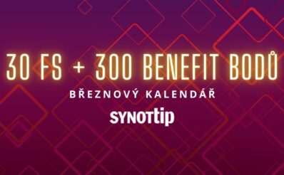 SynotTip - 30 free spinů a 300 bodů