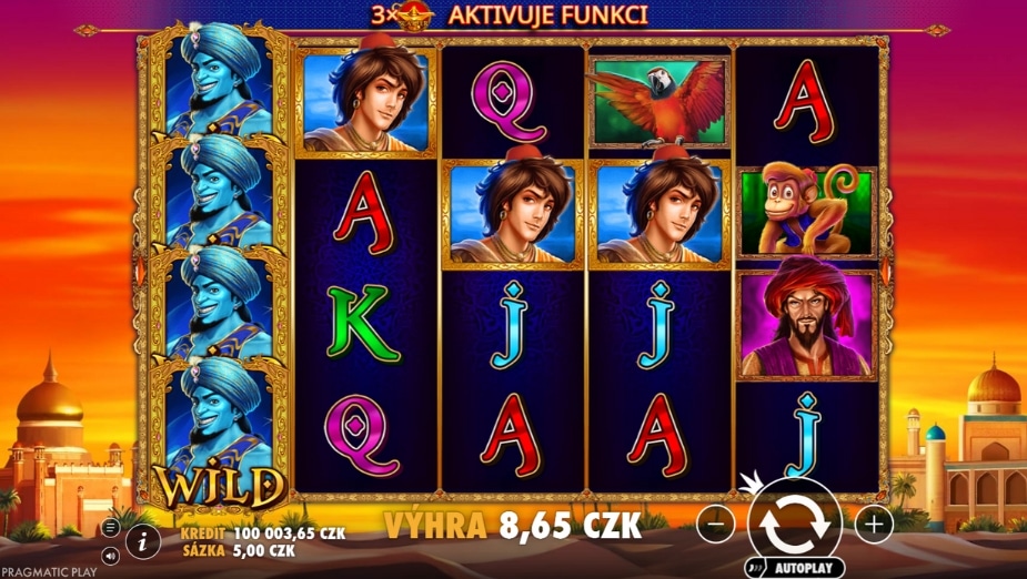 Téma a symboly 3 Genie Wishes™