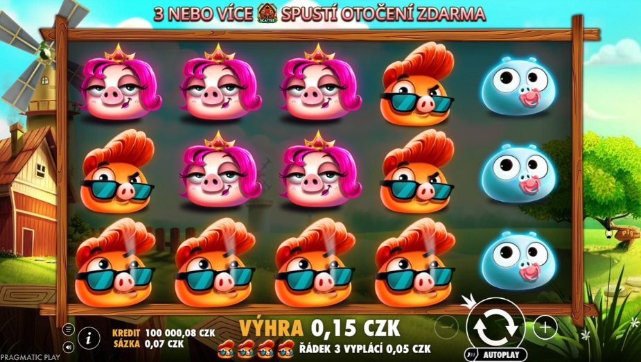 Téma a symboly 7 Piggies™