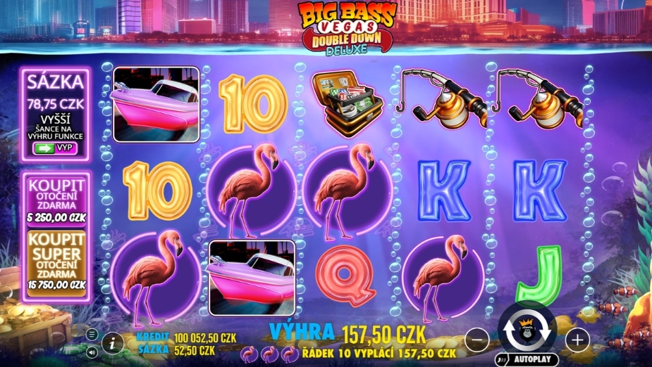 Téma a symboly Big Bass Vegas Double Down Deluxe