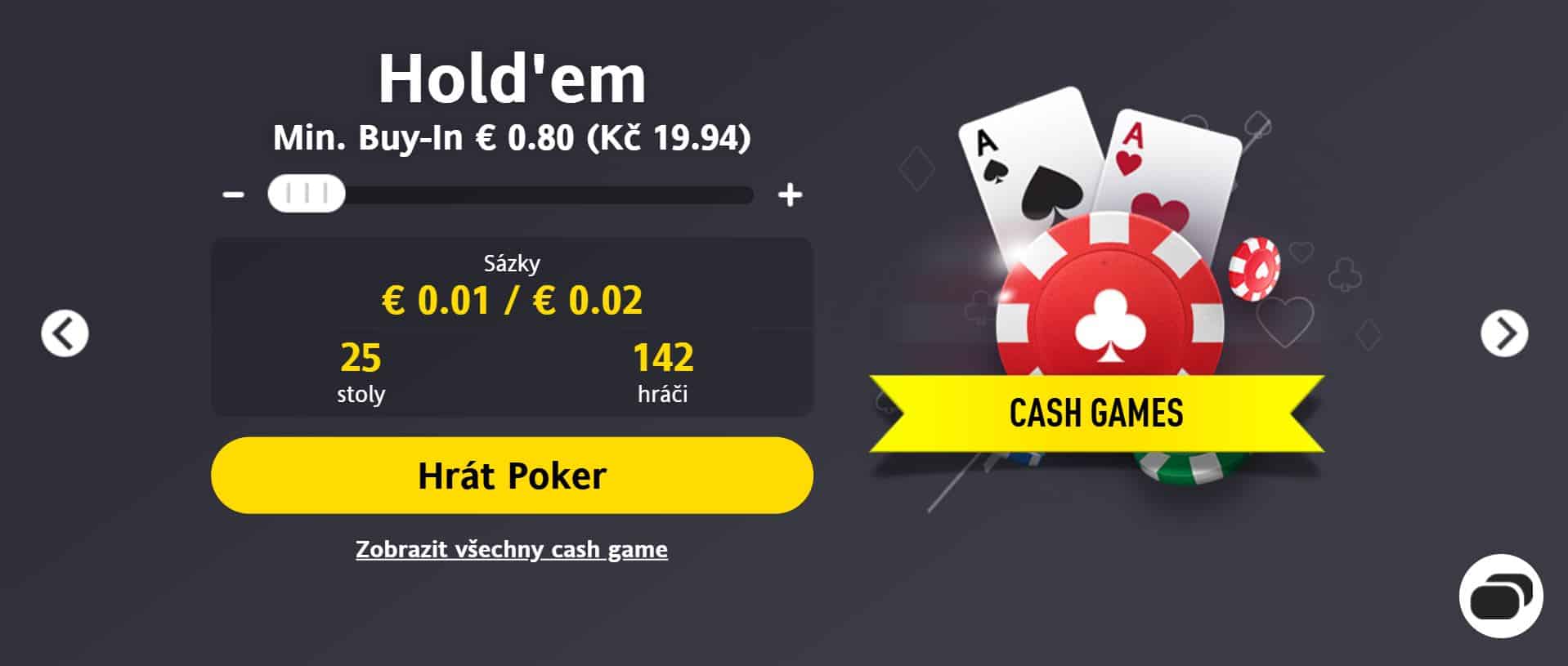 Cash Games Hold'em Poker
