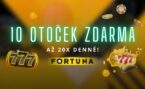 Získej 10 free spinů až 20x denně u Fortuny