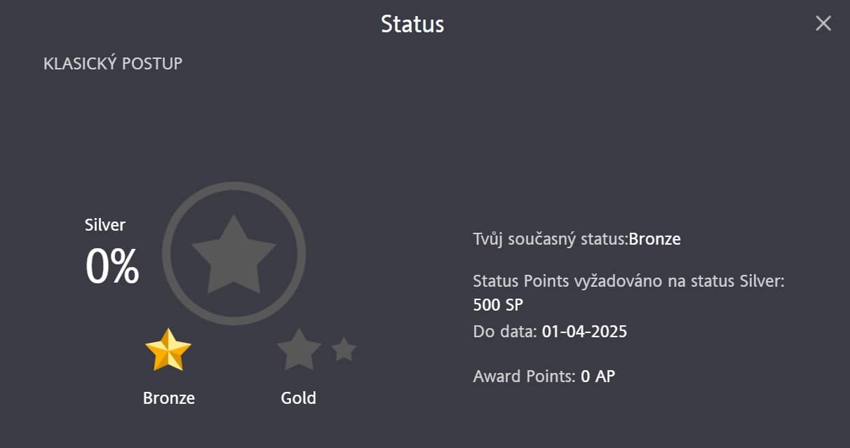 Poker status na Fortuně