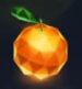 Symbol Pomeranč automatu 243 Christmas Fruits od Tom Horn Gaming