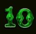 Symbol Desítka automatu Book of Spells od Tom Horn Gaming