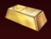 Symbol Jedna zlatá cihla automatu Gold X od Tom Horn Gaming