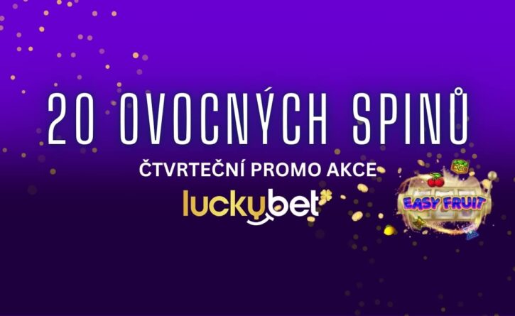 20 otoček zdarma v LuckyBet