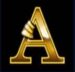 Symbol Písmeno A automatu Black Mummy od Tom Horn Gaming
