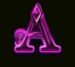 Symbol Písmeno A automatu Book of Spells od Tom Horn Gaming