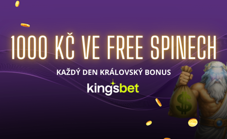Bonus 1000 Kč ve free spinech v Kingsbet