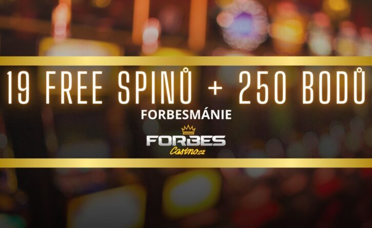 Forbes - 19 free spinů a 250 bodů