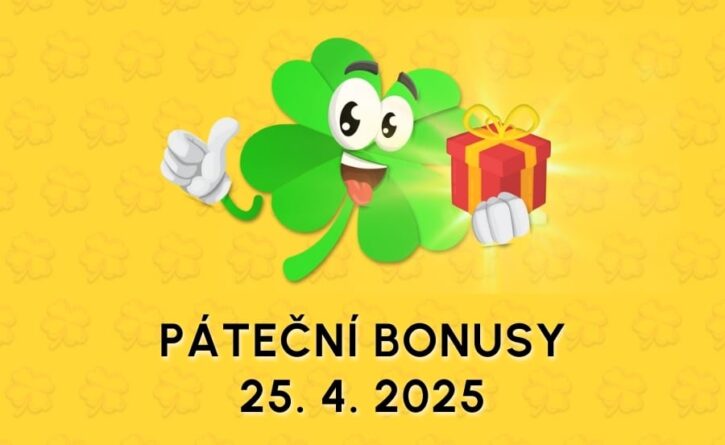 Free spiny a bonusy dnes 25-4-2025