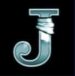 Symbol Písmeno J automatu Black Mummy od Tom Horn Gaming