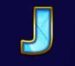 Symbol Písmeno J automatu Frozen Queen od Tom Horn Gaming