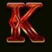 Symbol Písmeno K automatu Book of Spells od Tom Horn Gaming