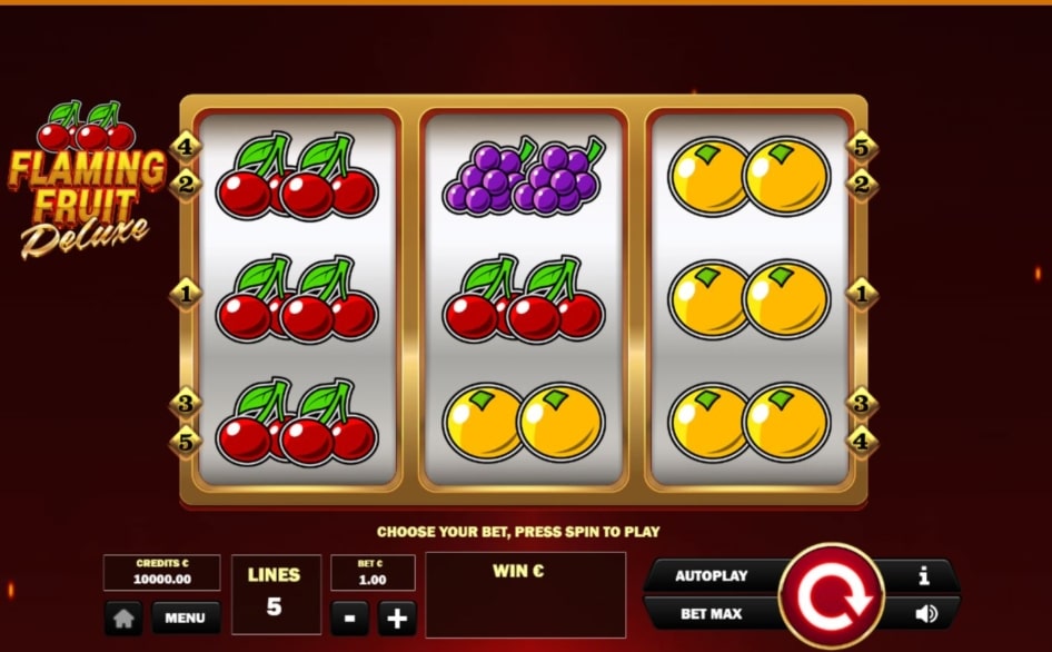 Flaming Fruit Deluxe od Tom Horn Gaming
