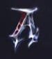 Symbol Písmeno A automatu Book of Vampires od Tom Horn Gaming