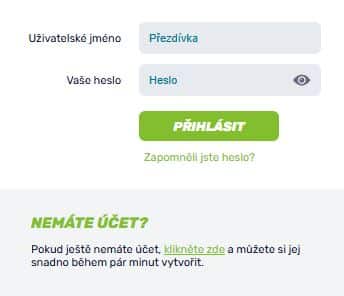 Přihlas se u fBET po registraci