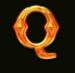 Symbol Písmeno Q automatu Book of Spells od Tom Horn Gaming
