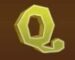 Symbol Písmeno Q automatu Don Juan’s Peppers od Tom Horn Gaming