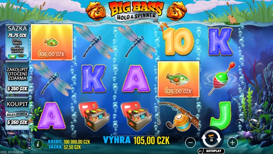 Téma a symboly Big Bass – Hold & Spinner™