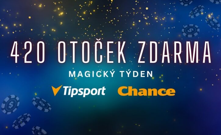 Tipsport a Chance 420 free spinů