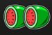 Symbol Meloun automatu Flaming Fruit Deluxe od Tom Horn Gaming