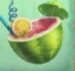 Symbol Melounové pití automatu Hawaiian Fever od Tom Horn Gaming