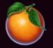 Symbol Pomeranč automatu Hot’n’Fruity od Tom Horn Gaming