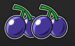 Symbol Švestky automatu Flaming Fruit Deluxe od Tom Horn Gaming