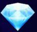 Symbol Světlemodrý diamant automatu Diamond Hill od Tom Horn Gaming
