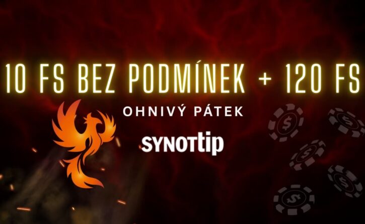 10 FS bez podmínek a 120 FS Synot