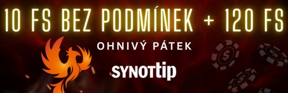 10 FS bez podmínek a 120 FS Synot