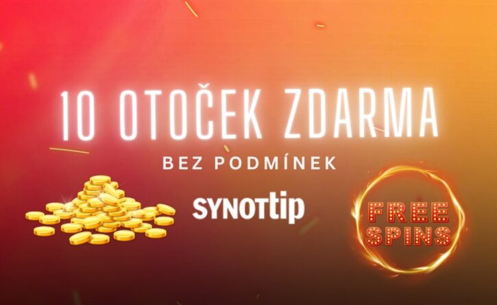 10 FS bez podmínek u Synottipu